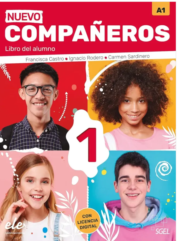 Nuevo Companeros 1 A1 Alumno + Licencia Digital (vadovėlis)